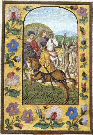 Illustration for article titled Medieval Manuscripts Depict A Terrifying Tale Of The Walking Dead